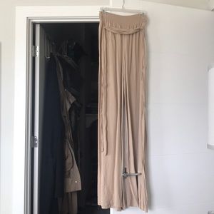 Arden B tan palazzo pants